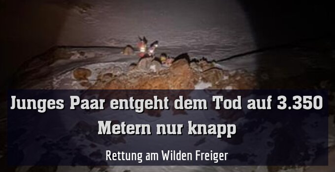 Rettung am Wilden Freiger