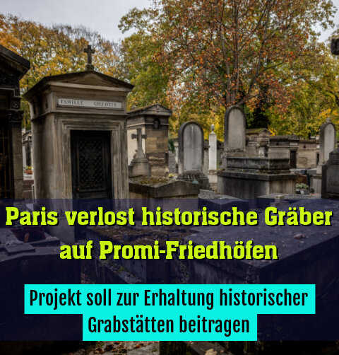Projekt soll zur Erhaltung historischer Grabstätten beitragen