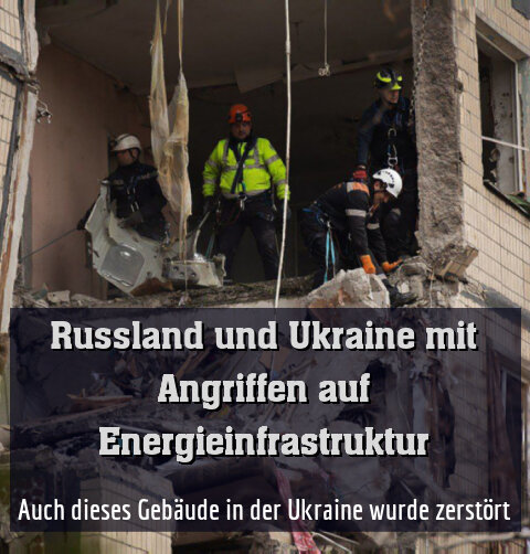 Auch dieses Gebäude in der Ukraine wurde zerstört