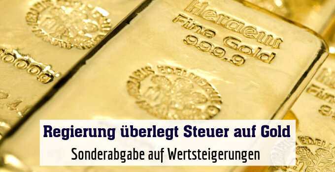 Sonderabgabe auf Wertsteigerungen 