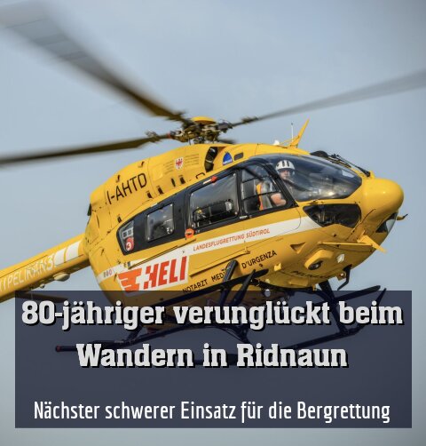 Nächster schwerer Einsatz für die Bergrettung