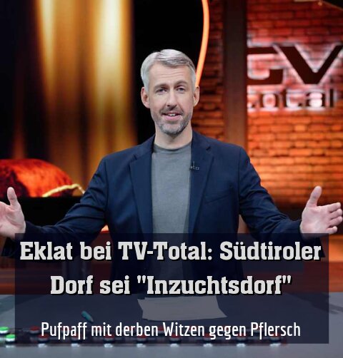 Pufpaff mit derben Witzen gegen Pflersch