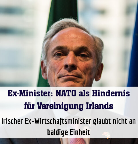 Irischer Ex-Wirtschaftsminister glaubt nicht an baldige Einheit