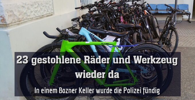 In einem Bozner Keller wurde die Polizei fündig