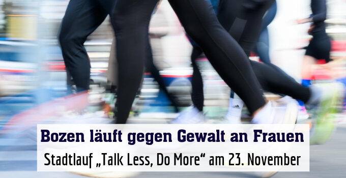 Stadtlauf „Talk Less, Do More“ am 23. November