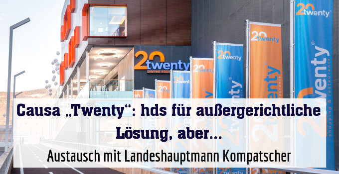 Austausch mit Landeshauptmann Kompatscher