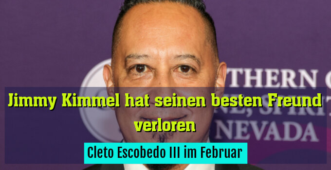 Cleto Escobedo III im Februar
