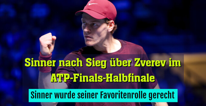 Sinner wurde seiner Favoritenrolle gerecht