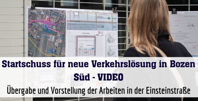 Übergabe und Vorstellung der Arbeiten in der Einsteinstraße