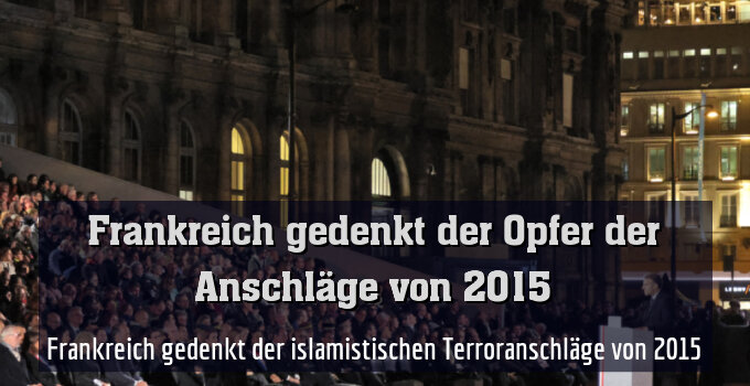 Gedenkfeier mit Frankreichs Präsident Macron (rechts)