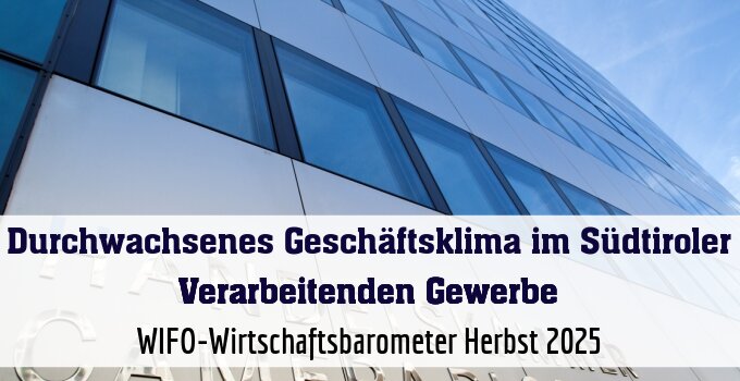 WIFO-Wirtschaftsbarometer Herbst 2025