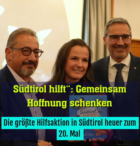 Die größte Hilfsaktion in Südtirol heuer zum 20. Mal