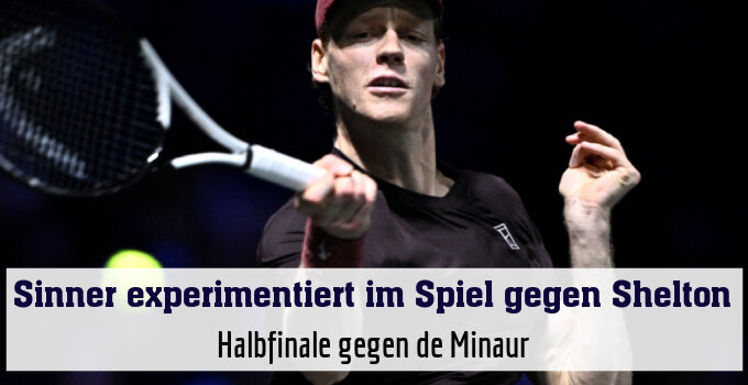 Halbfinale gegen de Minaur