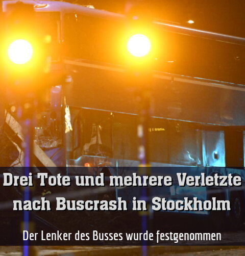 Der Lenker des Busses wurde festgenommen