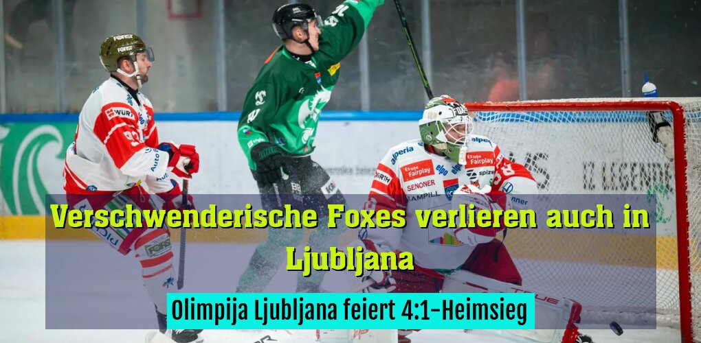 Olimpija Ljubljana feiert 4:1-Heimsieg