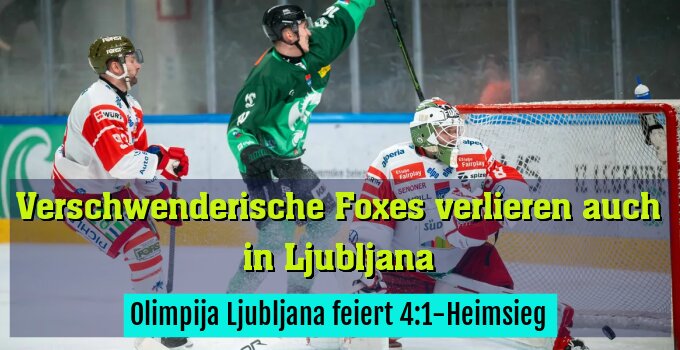 Olimpija Ljubljana feiert 4:1-Heimsieg