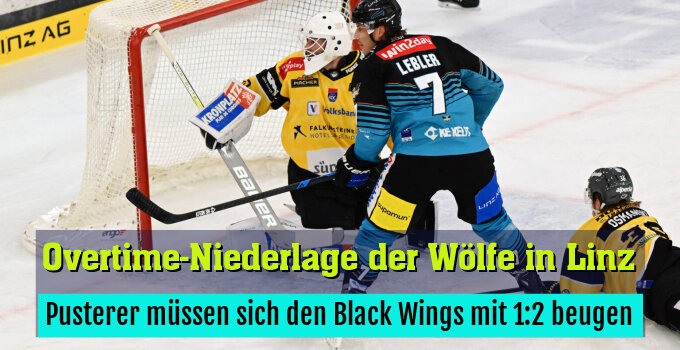 Pusterer müssen sich den Linzern mit 1:2 beugen