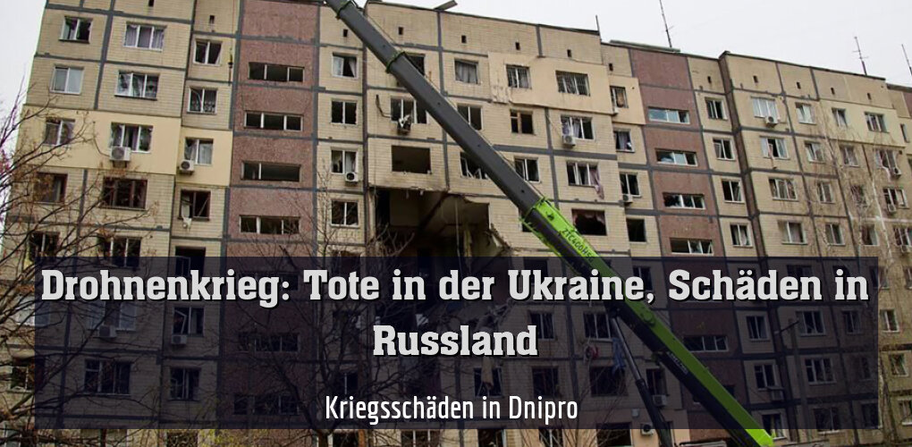 Kriegsschäden in Dnipro (Ostukraine/Archiv)