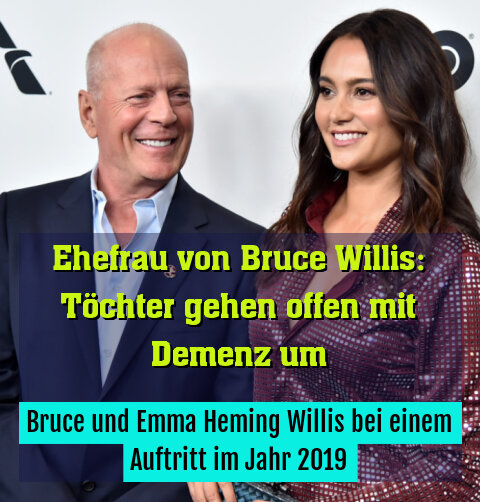 Bruce und Emma Heming Willis bei einem Auftritt im Jahr 2019
