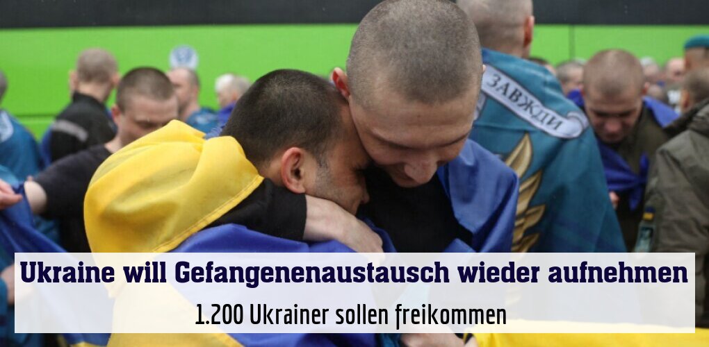1.200 Ukrainer sollen freikommen (Archivbild)