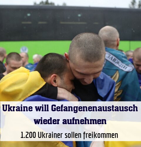 1.200 Ukrainer sollen freikommen (Archivbild)