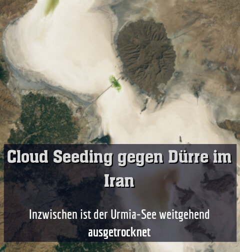 Inzwischen ist der Urmia-See weitgehend ausgetrocknet