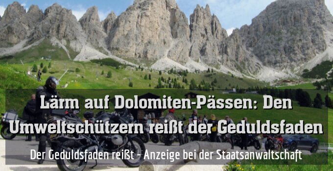 Der Geduldsfaden reißt - Anzeige bei der Staatsanwaltschaft