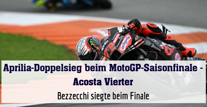 Bezzecchi siegte beim Finale