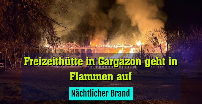 Nächtlicher Brand