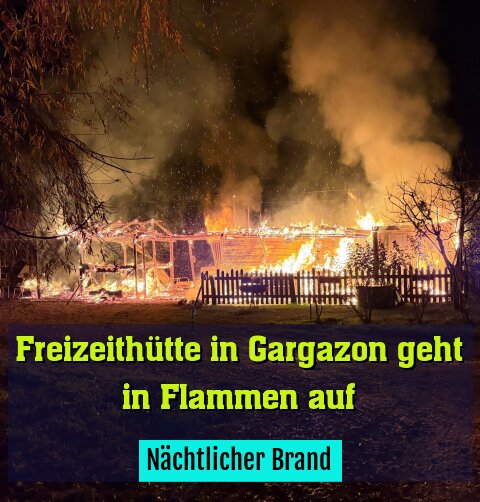 Nächtlicher Brand