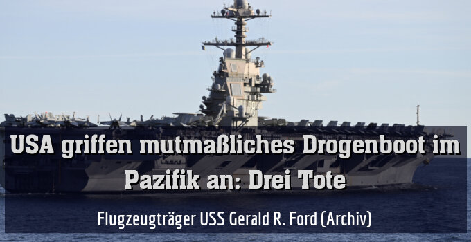 Flugzeugträger USS Gerald R. Ford (Archiv)