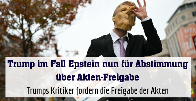 Trumps Kritiker fordern die Freigabe der Akten