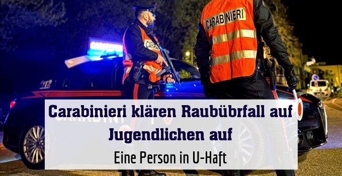 Eine Person in U-Haft