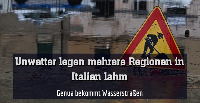 Genua bekommt Wasserstraßen
