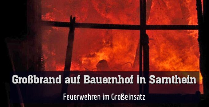 Feuerwehren im Großeinsatz