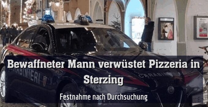 Festnahme nach Durchsuchung