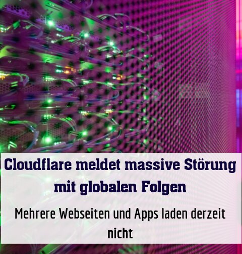 Mehrere Webseiten und Apps laden derzeit nicht