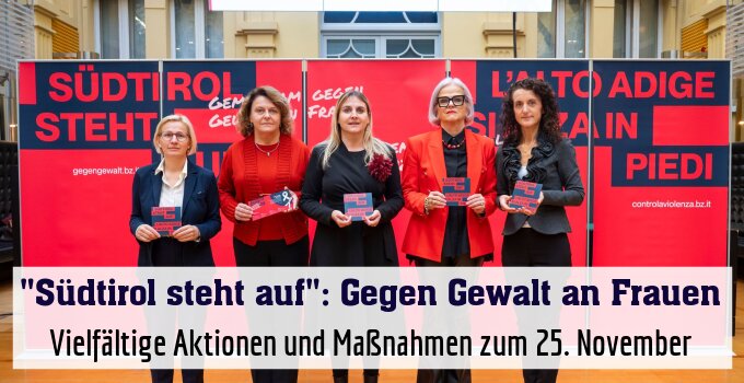 Vielfältige Aktionen und Maßnahmen zum 25. November