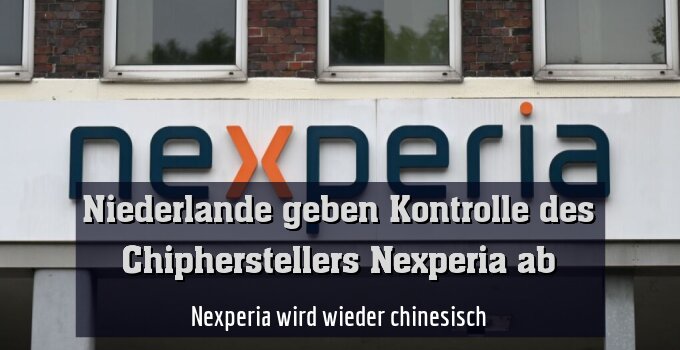 Nexperia wird wieder chinesisch
