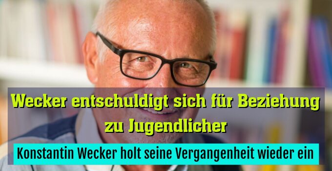 Konstantin Wecker holt seine Vergangenheit wieder ein