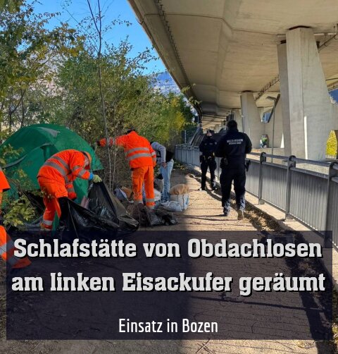 Einsatz in Bozen