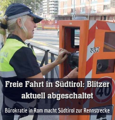 Bürokratie in Rom macht Südtirol zur Rennstrecke