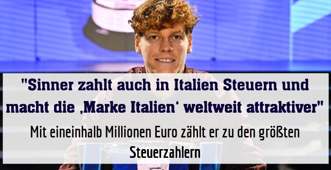 Mit eineinhalb Millionen Euro zählt er zu den größten Steuerzahlern
