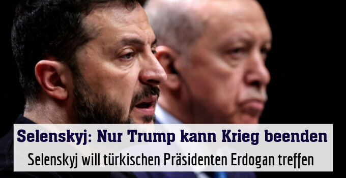 Selenskyj will türkischen Präsidenten Erdogan treffen (Archivbild)