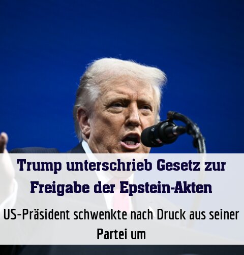 US-Präsident schwenkte nach Druck aus seiner Partei um