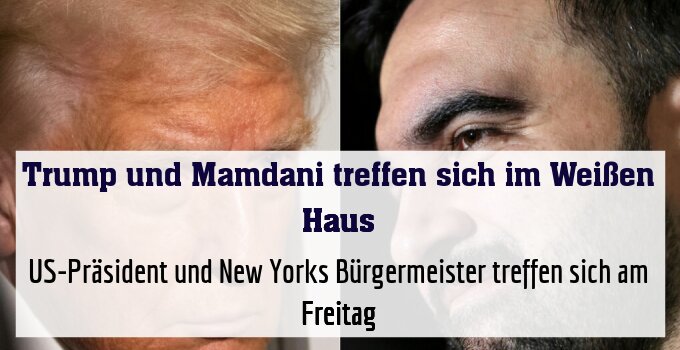 US-Präsident und New Yorks Bürgermeister treffen sich am Freitag