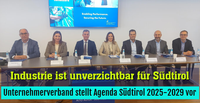 Unternehmerverband stellt Agenda Südtirol 2025-2029 vor