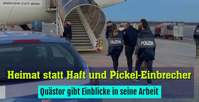 Quästor gibt Einblicke in seine Arbeit