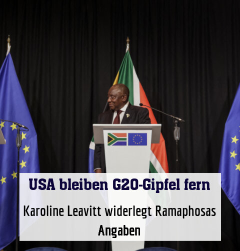 Karoline Leavitt widerlegt Ramaphosas Angaben