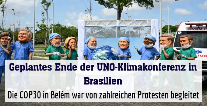 Die COP30 in Belém war von zahlreichen Protesten begleitet